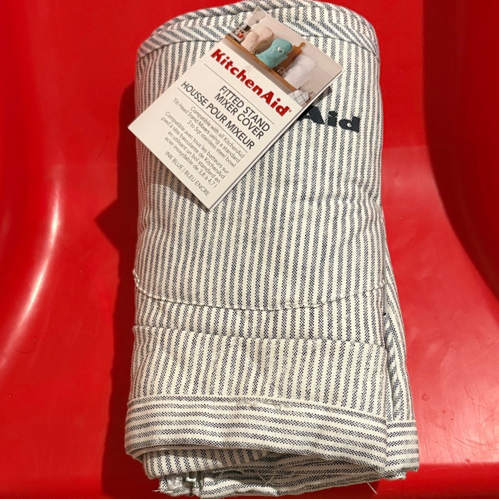 KitchenAid Black and White Mixer Cover